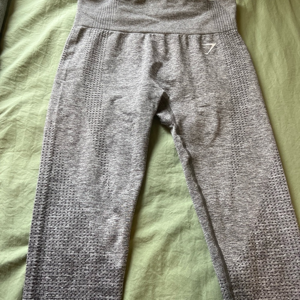 Gray Gym shark Leggings